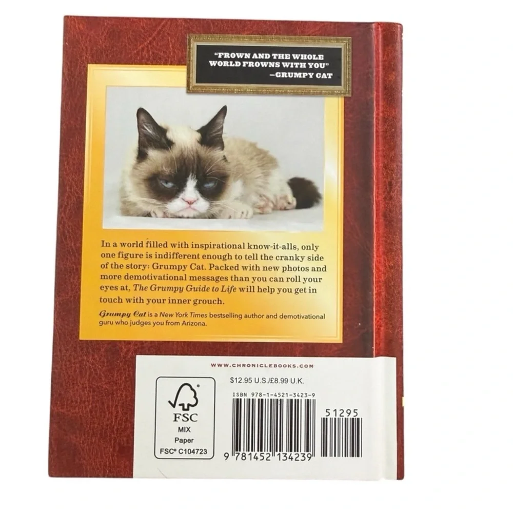 NEW Grumpy Cat Hardback Book - The Grumpy Guide to Life-Observations .